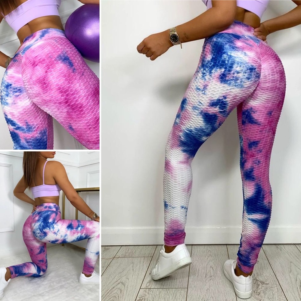 BUTT LIFT TieDye Bubble Texture Legging